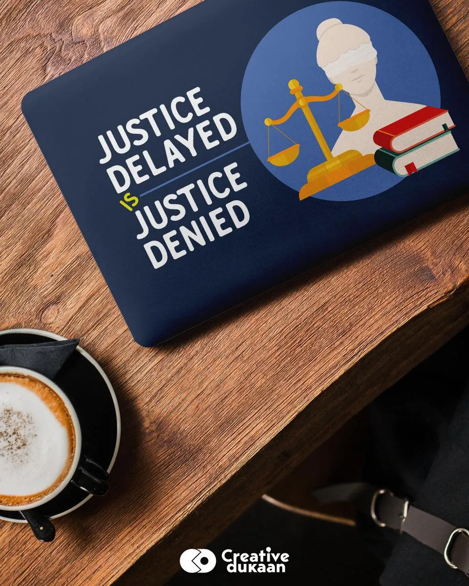 Justice - Cool Laptop Skin for Lawyers