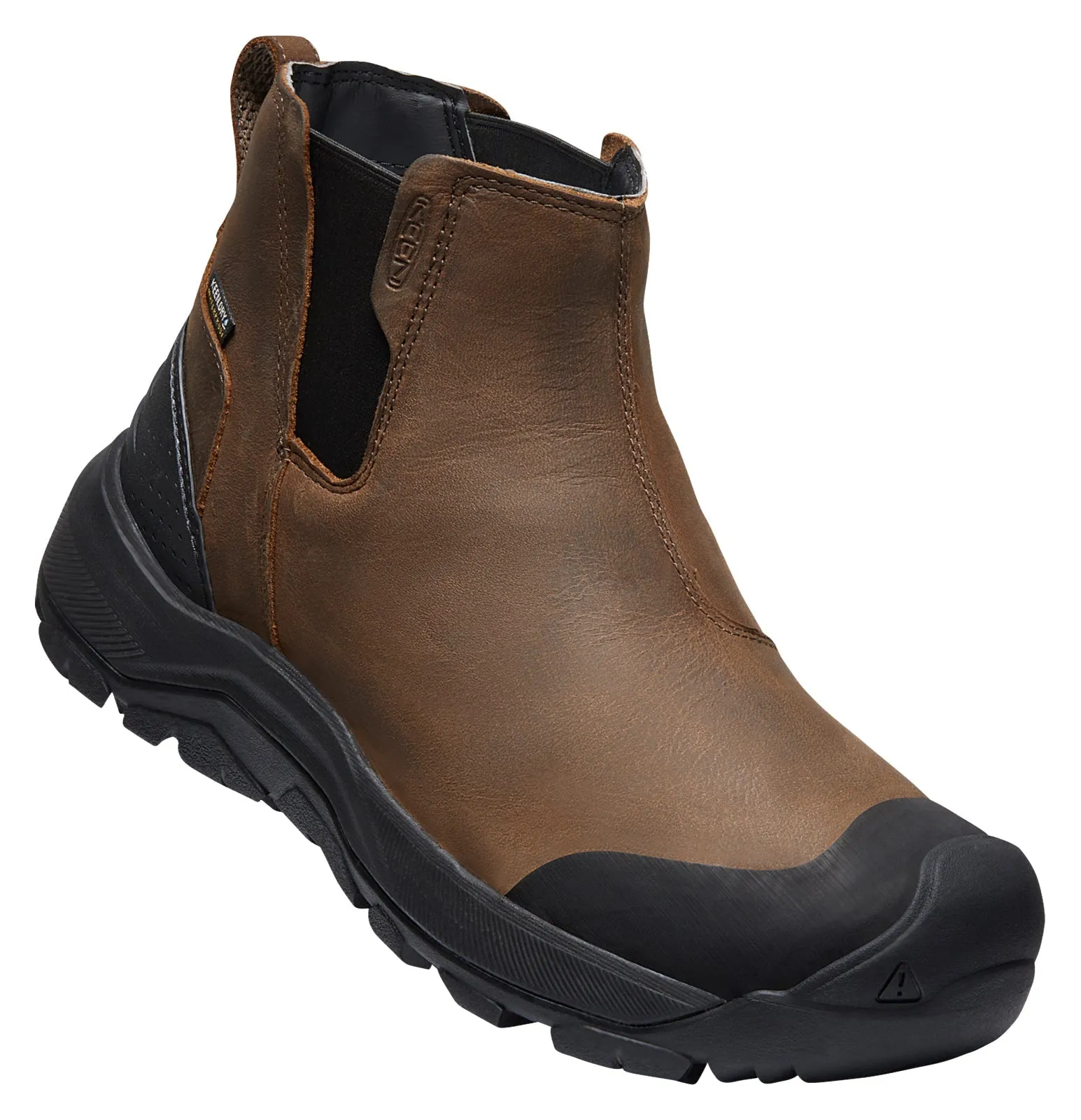 Keen Men's Revel IV Waterproof Chelsea Boot Canteen Black