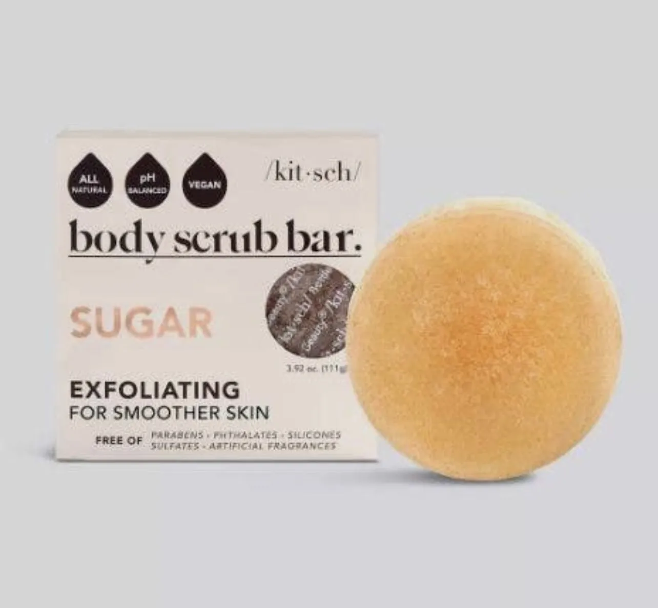 Kitsch Sugar Exfoliating Body Scrub Bar