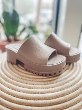 Laney slip sandals - tan