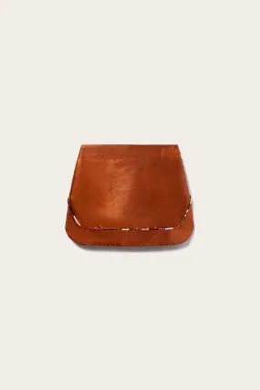 Leather-Effect Mini Skirt