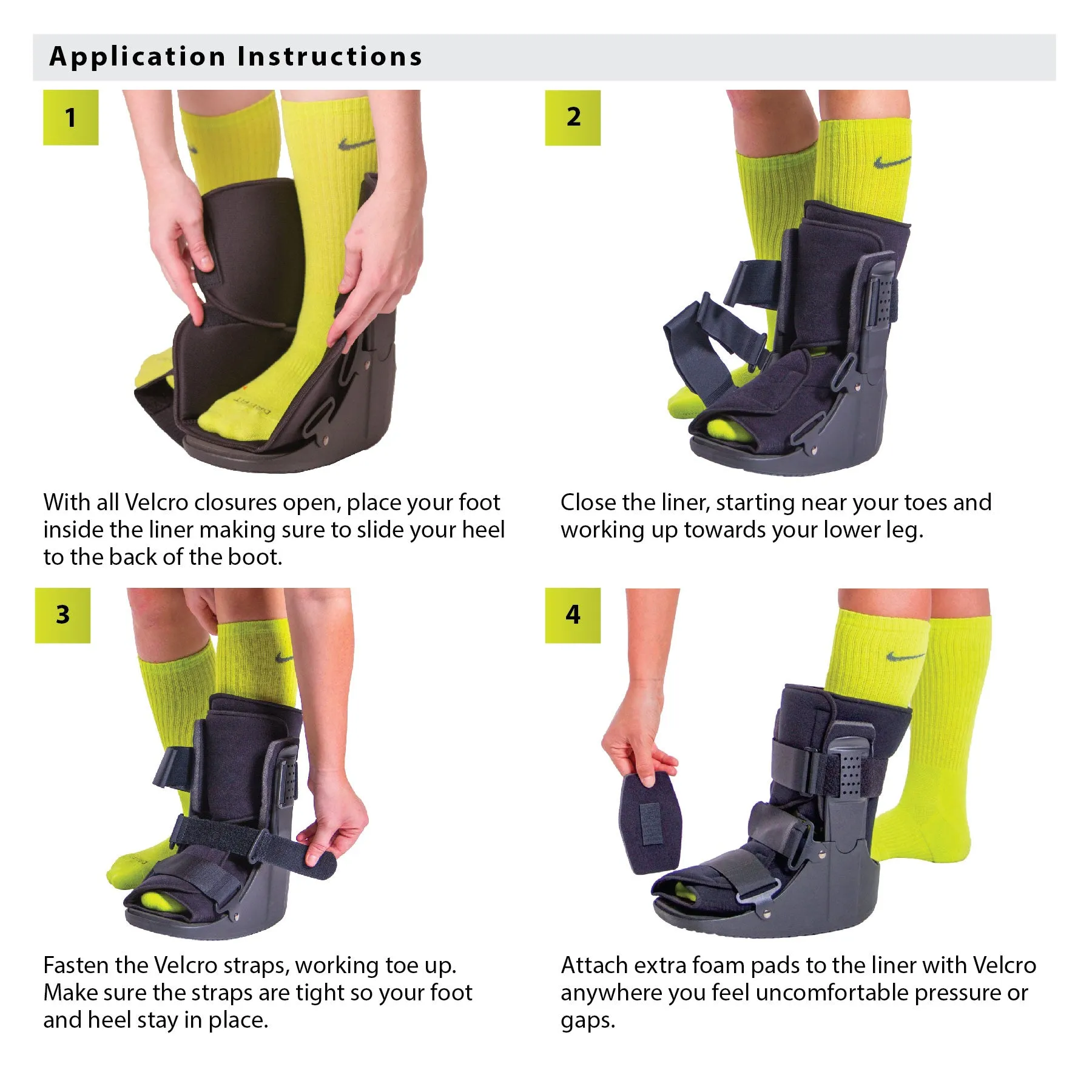 Metatarsal Stress Fracture Foot Brace Walking Boot