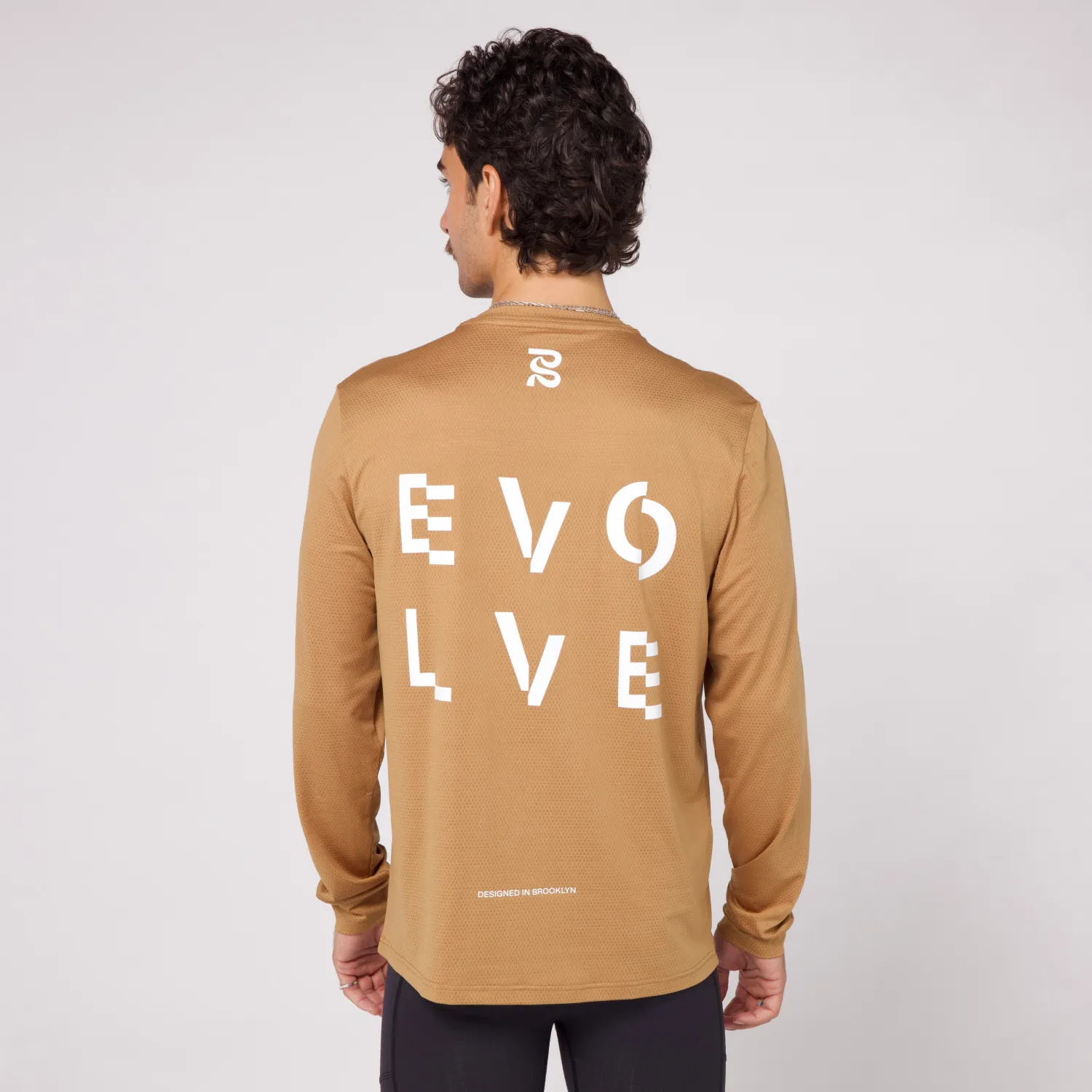 Micromesh™ "Evolve" Long Sleeve Tee - Unisex, Honey