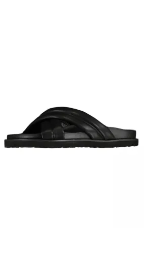 Nele Black Criss Cross Sliders