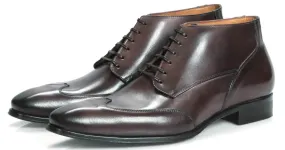 Newton Wingcap Chukka Boot Brown