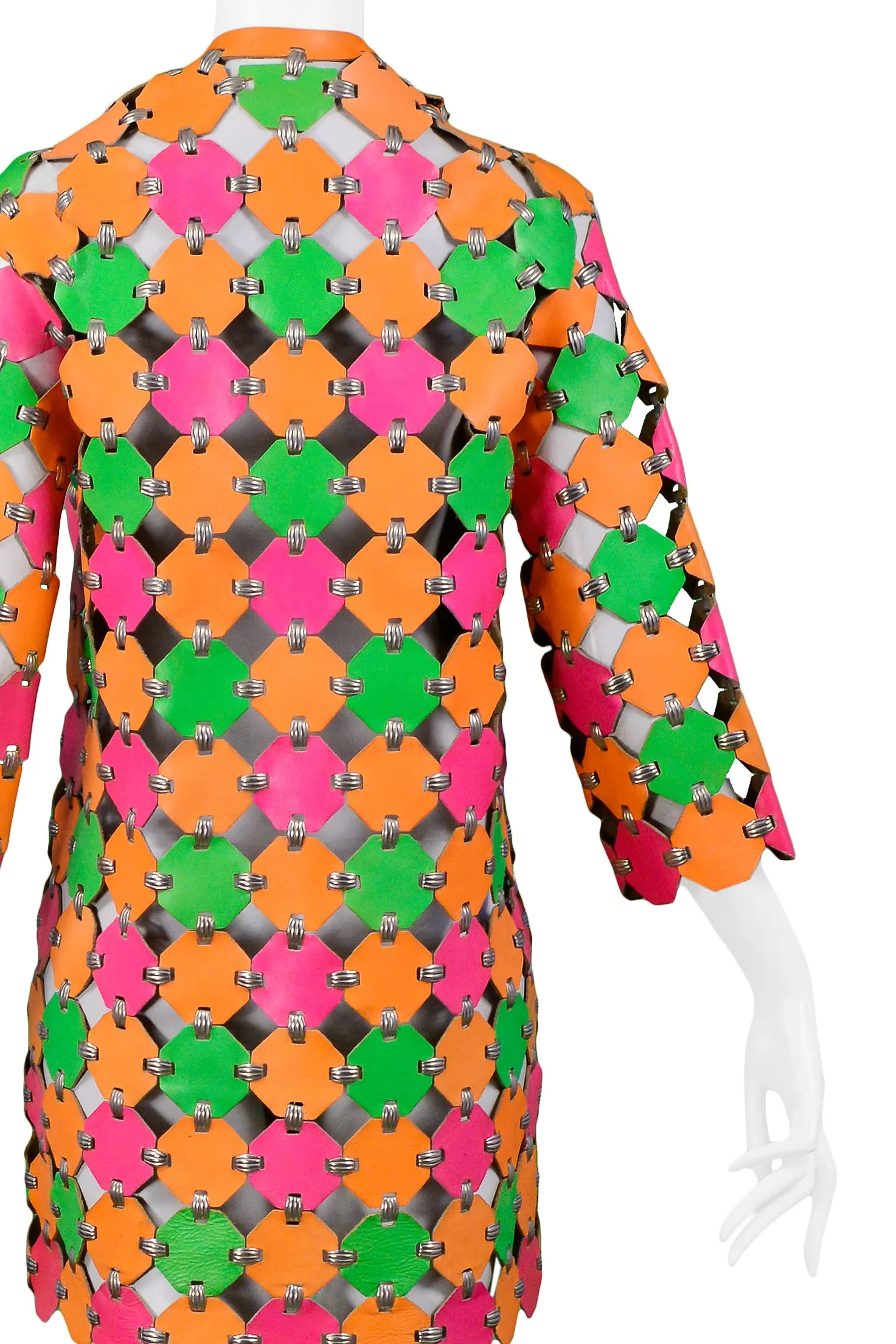 PACO RABANNE 1967 NEON COAT