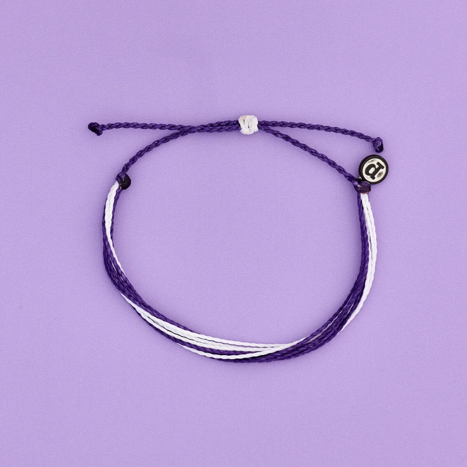 Purple & White Bracelet