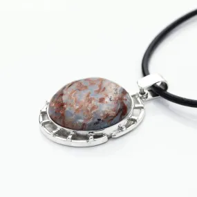 Red Larimar Stone Pendant Adara