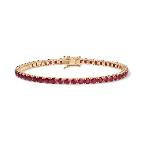 Ruby Tennis Bracelet