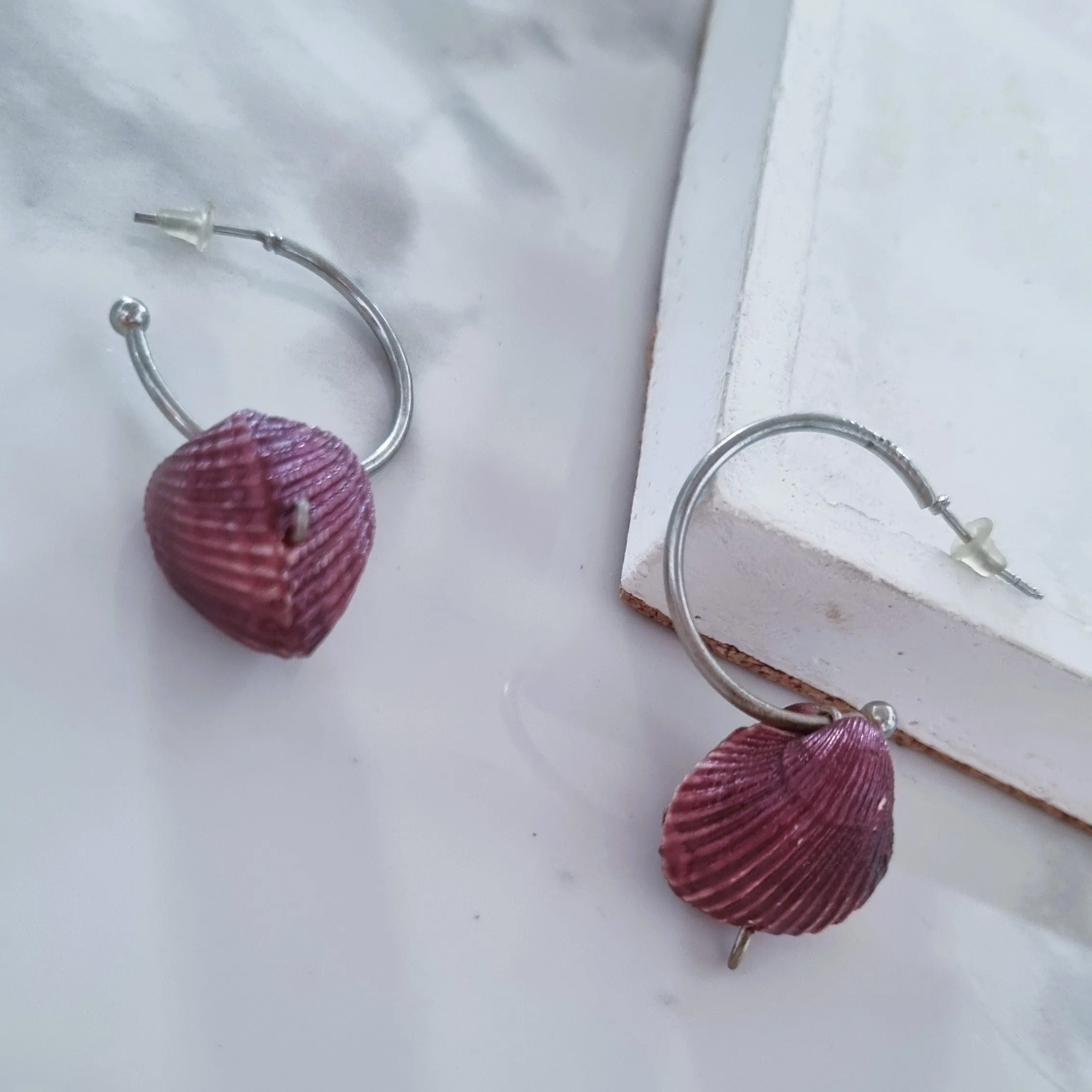 Seashell earrings