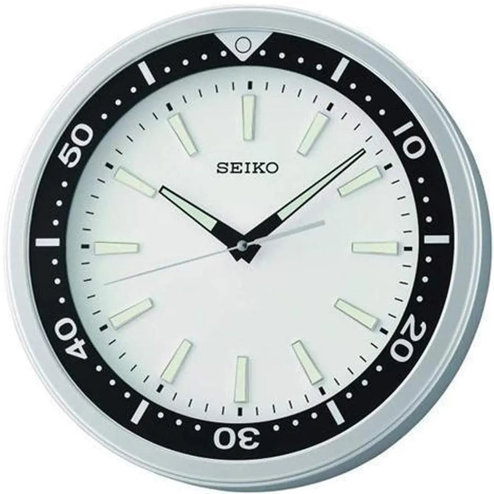 Seiko 3D Index Dive Watch Design Wall Clock QXA723