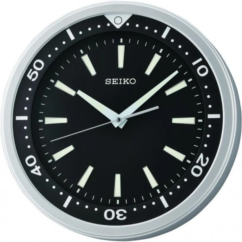 Seiko 3D Index Dive Watch Design Wall Clock QXA723