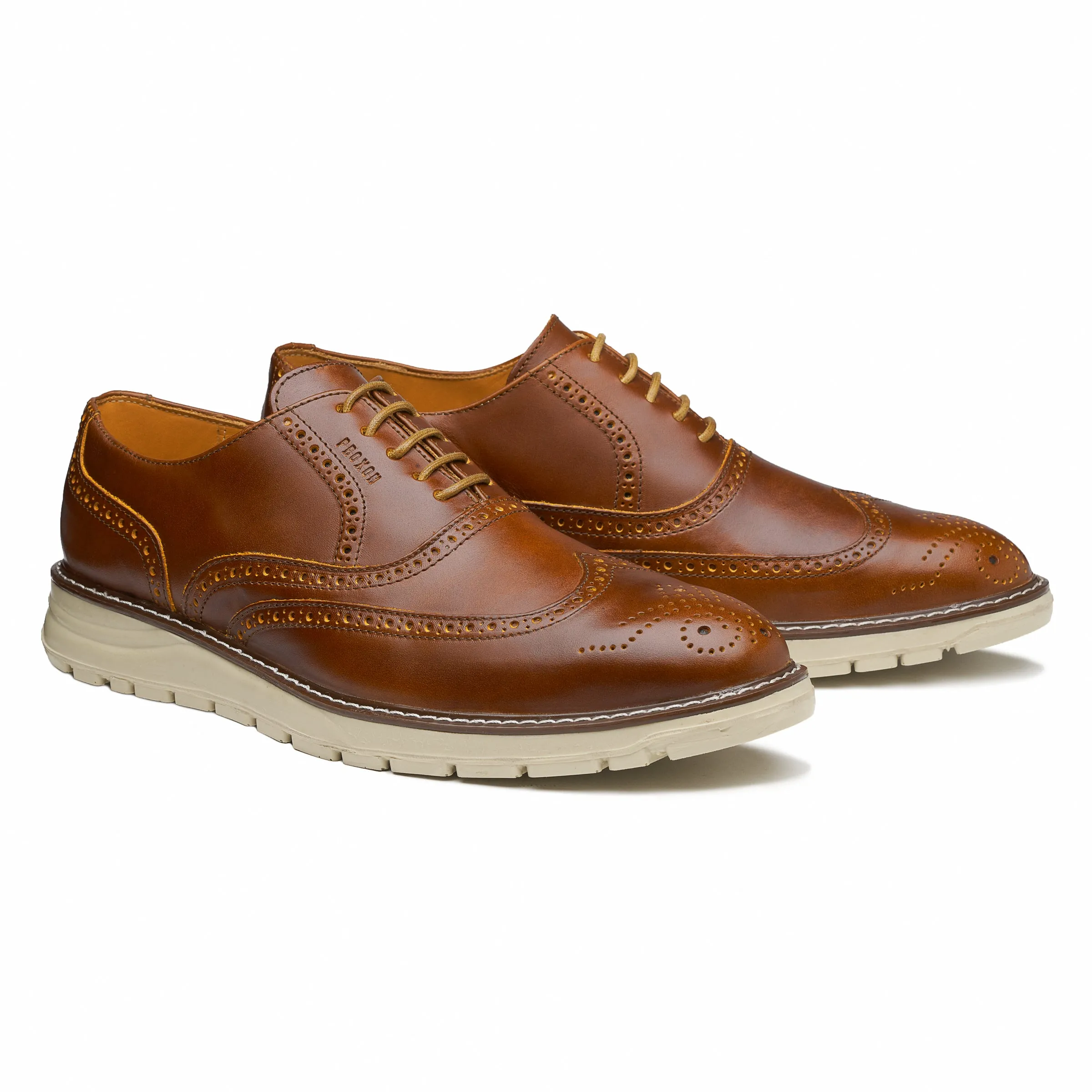 STEEL TOE OXFORD SHOE VOLTA AMBER