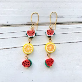 Strawberry Watermelon Earrings