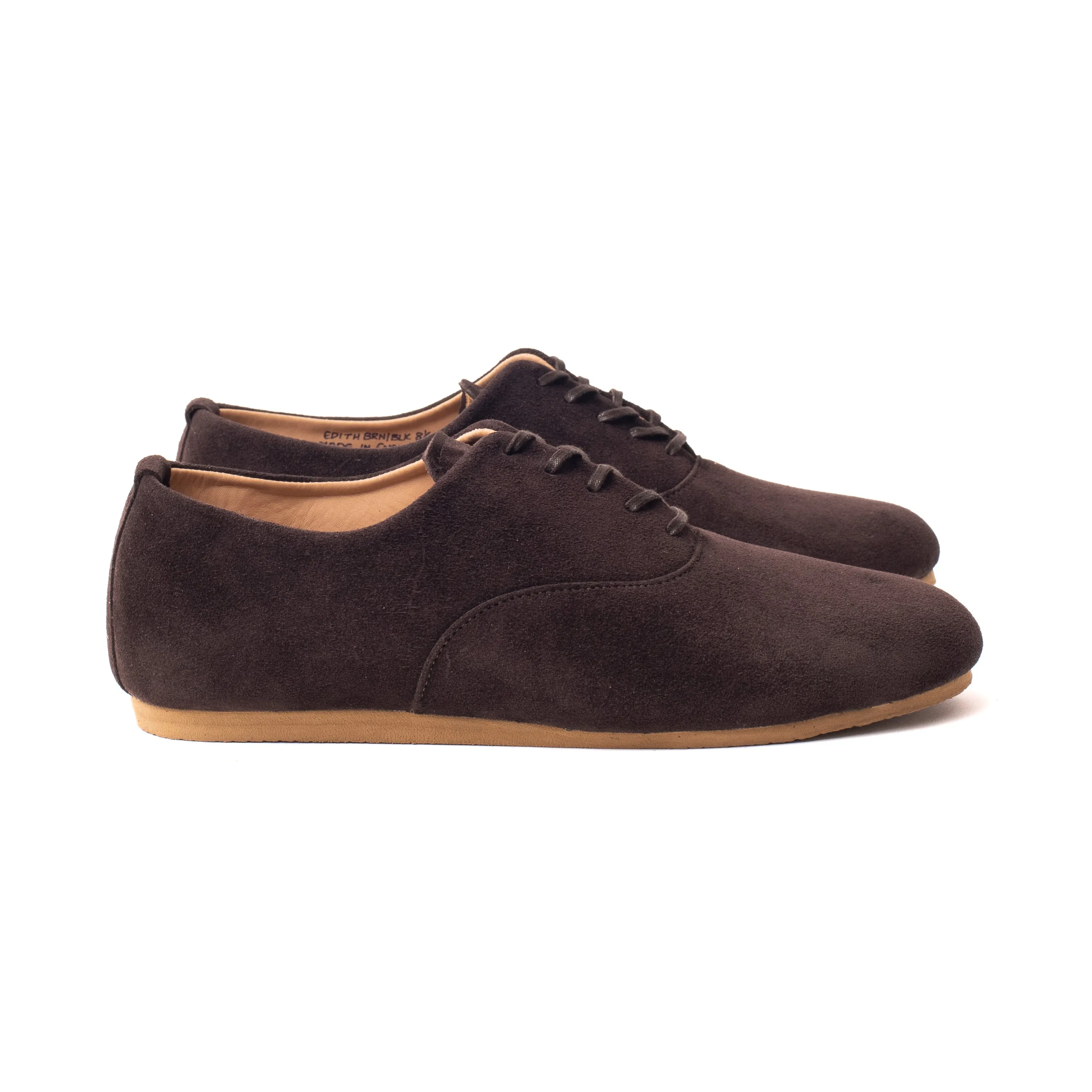 Talbot Oxford Shoe - Brown Janus Calf Suede