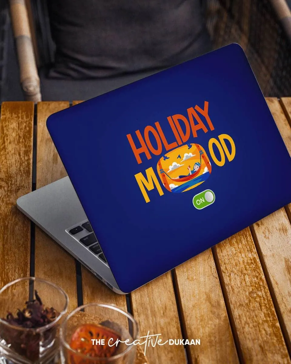 Travel Doodle Laptop Skin With Holiday Mood On