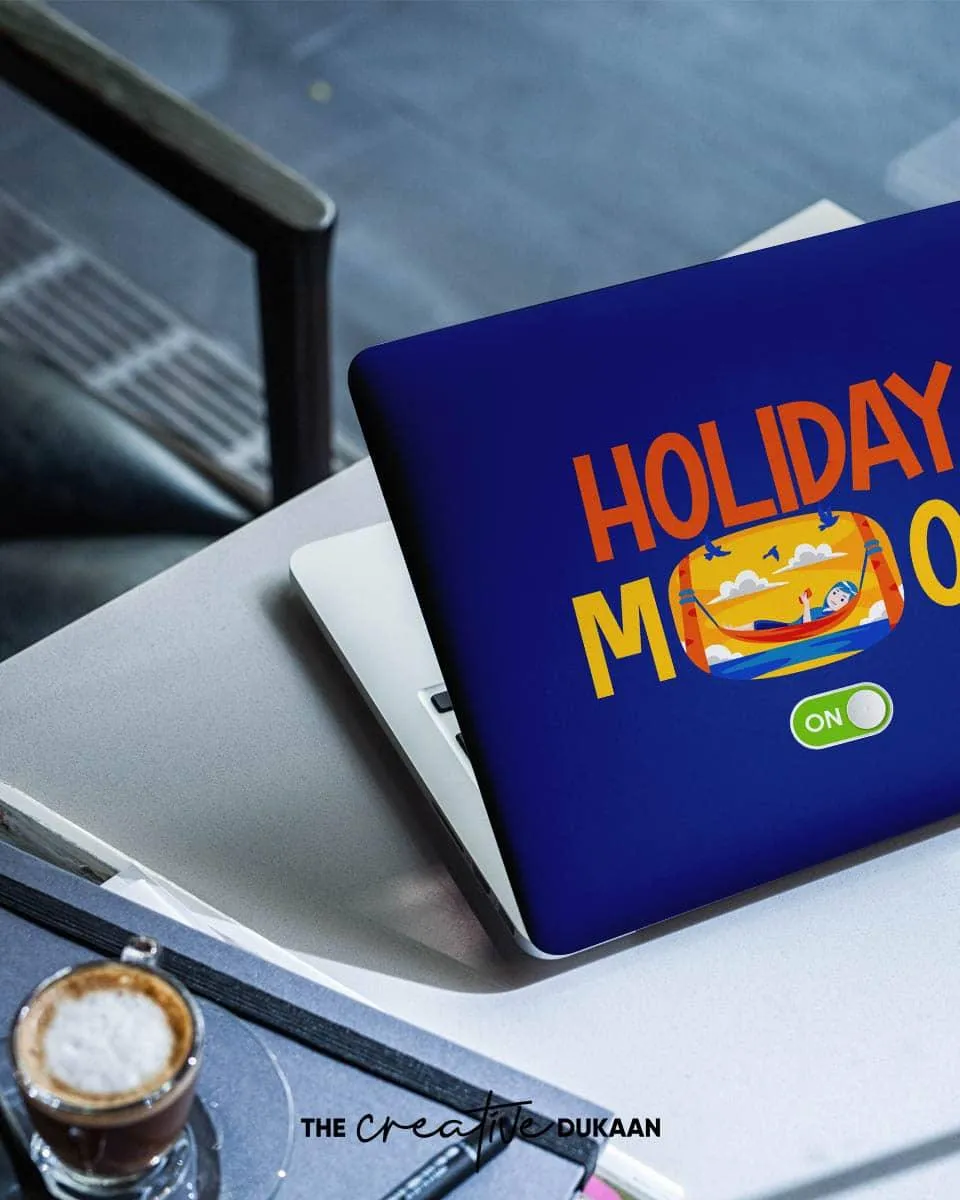 Travel Doodle Laptop Skin With Holiday Mood On