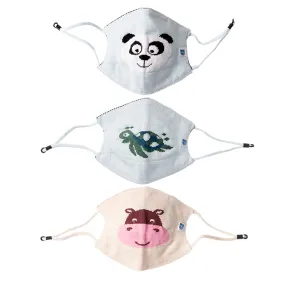 Ultra Breathable Antimicrobial Masks for Kids (Pack of 3)