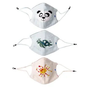 Ultra Breathable Antimicrobial Masks for Kids (Pack of 3)