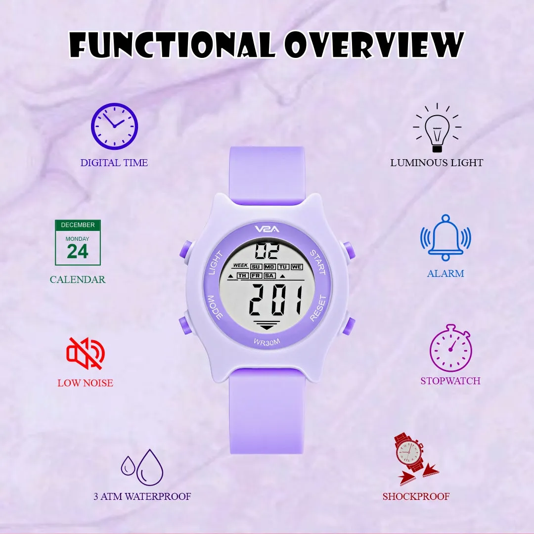 V2A Girls and Boys Kids Watch Gifts for Boys and Girls Age 4-13 for Multi-Functional 30 M Waterproof Digital Sports Watches for 4 5 6 7 8 Year Old Boy and Girls | Birthday Gift for Kids