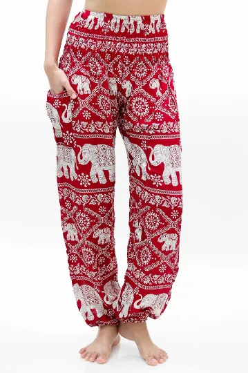 Women Boho ELEPHANT Pants - Hippie Pants Yoga